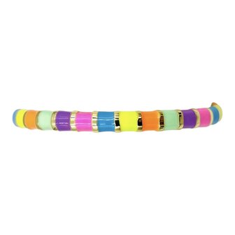 Bracelet Rainbow - Multicolor- Plated Gold 18k