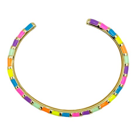 Bracelet Rainbow - Multicolor- Plated Gold 18k