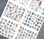 Water decals set 1 Water decals set 1