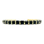 Bracelet Rainbow - Black - Plated Gold 18k Bracelet Rainbow - Black - Plated Gold 18k