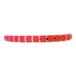 Bracelet Rainbow -Fushia- Plated Gold 18k Bracelet Rainbow -Fushia- Plated Gold 18k